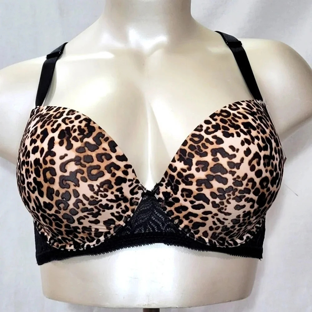 34H Paramour 115011 Felina Carolina Seamless‎ Bra Lynx NWT